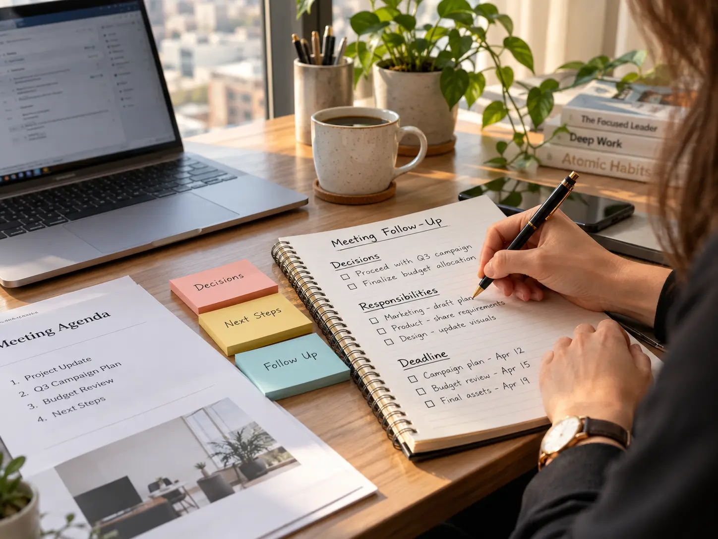 انتهى الاجتماع… ماذا بعد؟ إتيكيت الـFollow-Up المهني؟